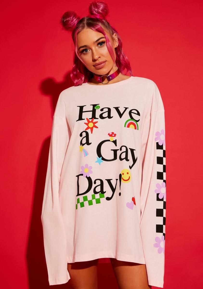 Have A Gay Day Graphic Tee sold by Dolls Kill