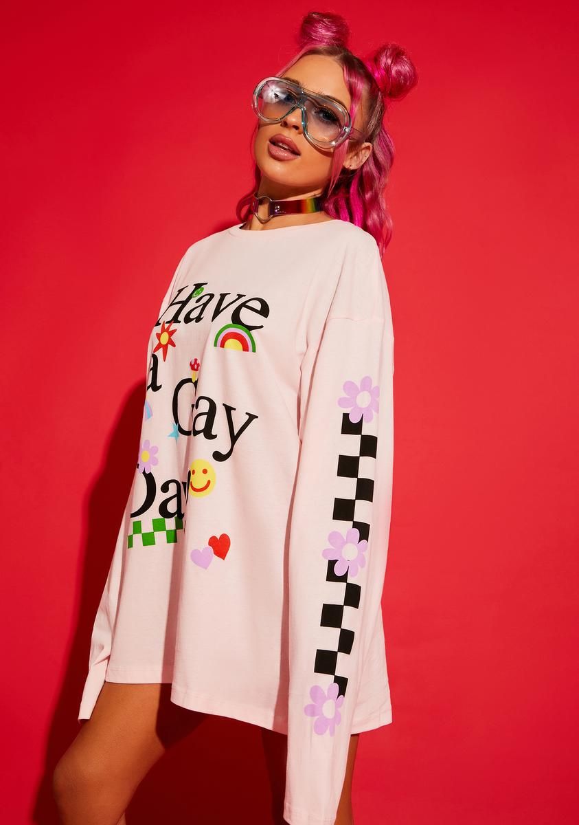 Have A Gay Day Graphic Tee sold by Dolls Kill product image thumbnail 2