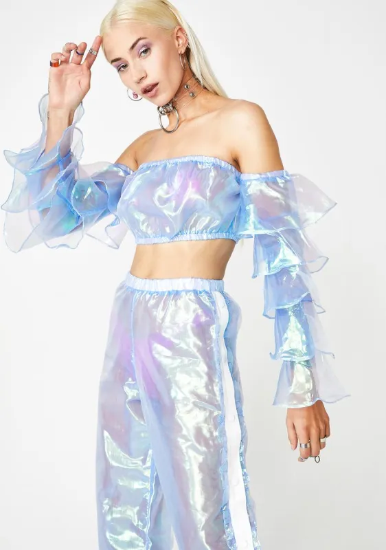 Aqua Fairytale Vixen Iridescent Set sold by Dolls Kill