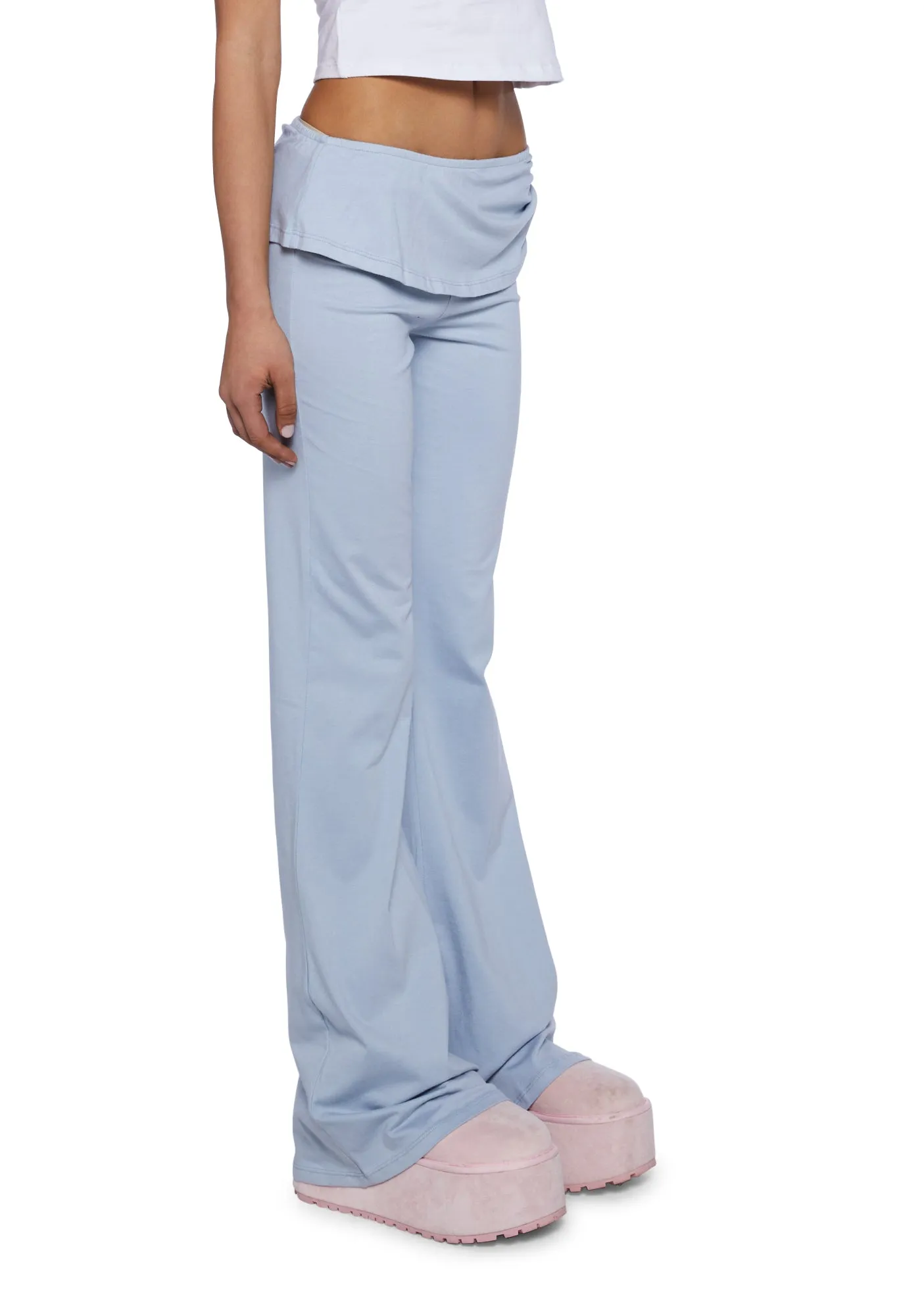 Jacie Jersey Flare Trousers sold by Dolls Kill product image thumbnail 3