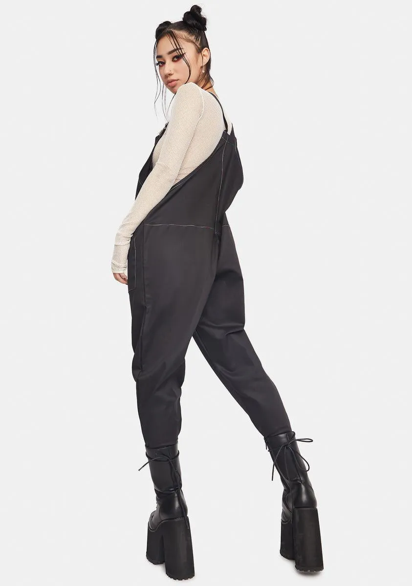 Stitched Up Dungarees sold by Dolls Kill product image thumbnail 4