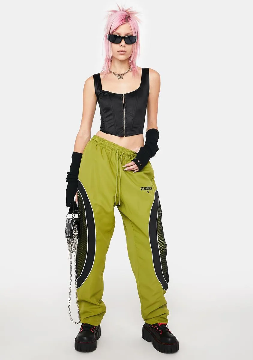 X Pleasures Darton Reflective Track Pants sold by Dolls Kill product image thumbnail 3