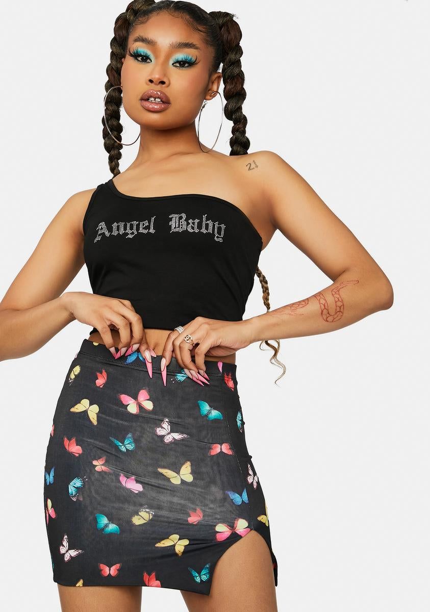 Butterfly Stages Mini Skirt sold by Dolls Kill product image thumbnail 2