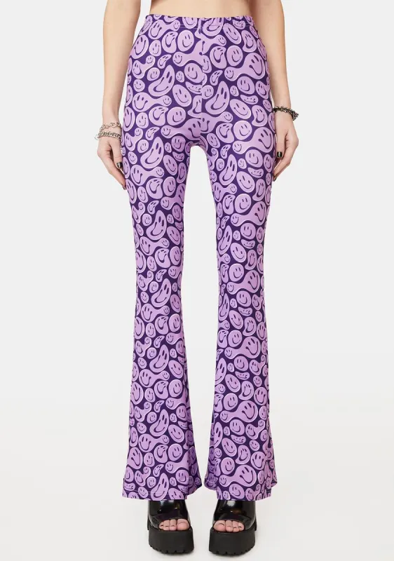 I'm Melting Printed Flare Pants sold by Dolls Kill