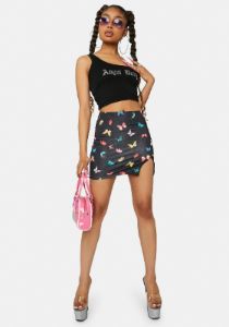 Butterfly Stages Mini Skirt sold by Dolls Kill