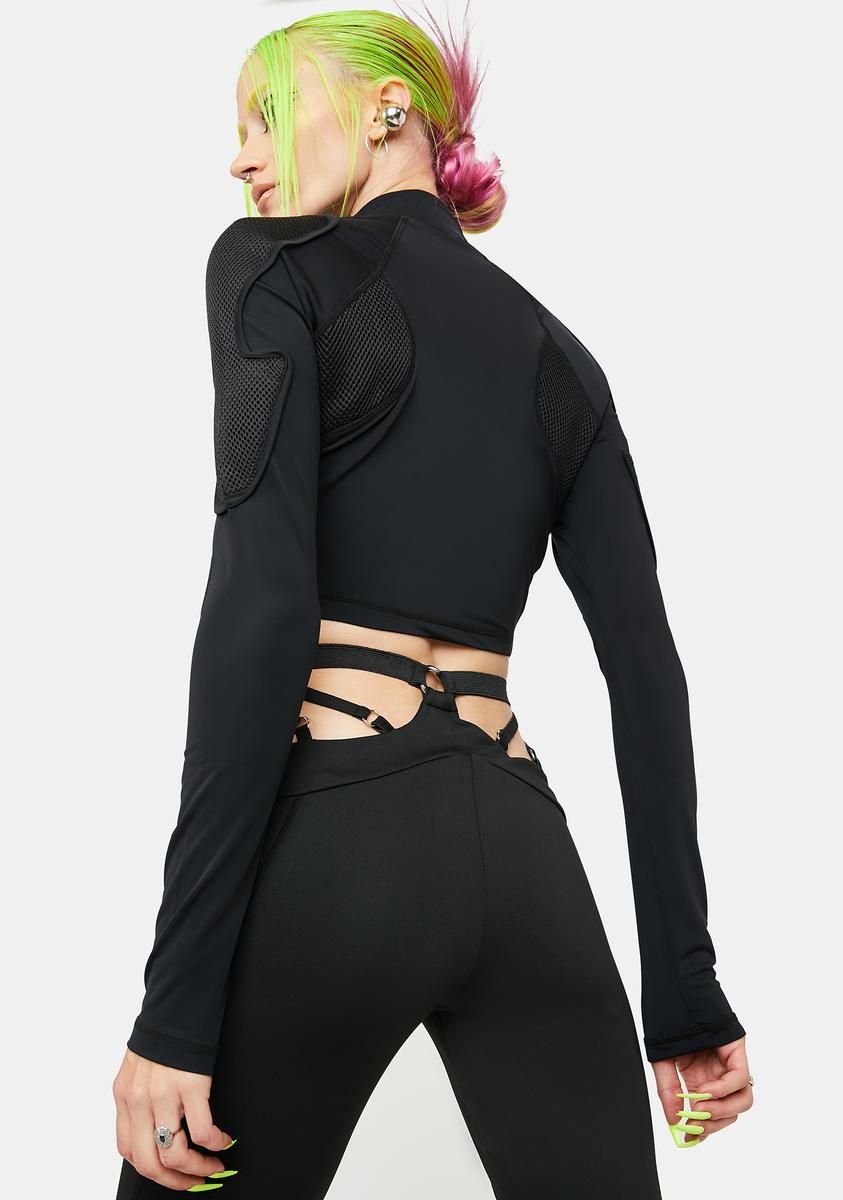 Enduro Long Sleeve Crop Top sold by Dolls Kill product image thumbnail 4