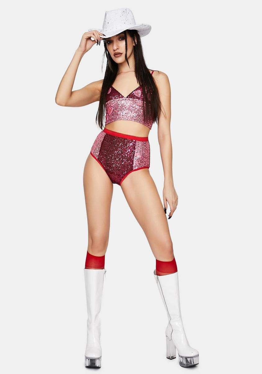 Enduro Long Sleeve Crop Top sold by Dolls Kill