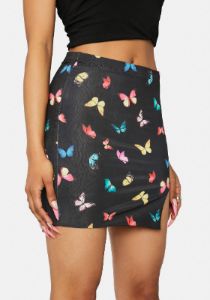 Butterfly Stages Mini Skirt sold by Dolls Kill