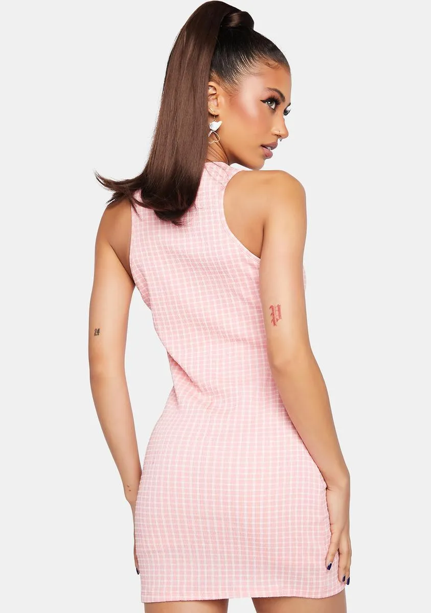 Gingham Cut Out Mini Dress sold by Dolls Kill product image thumbnail 4