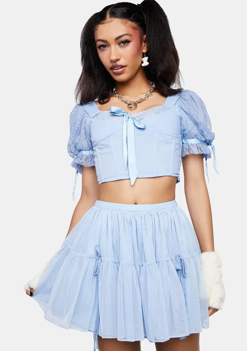 The Valentina Mini Skirt sold by Dolls Kill product image thumbnail 2