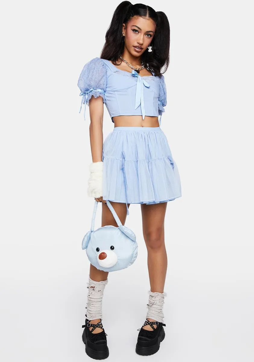 The Valentina Mini Skirt sold by Dolls Kill product image thumbnail 3