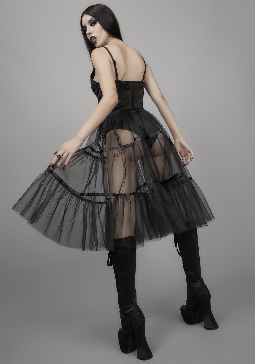 Haunting Melody Midi Dress sold by Dolls Kill product image thumbnail 4
