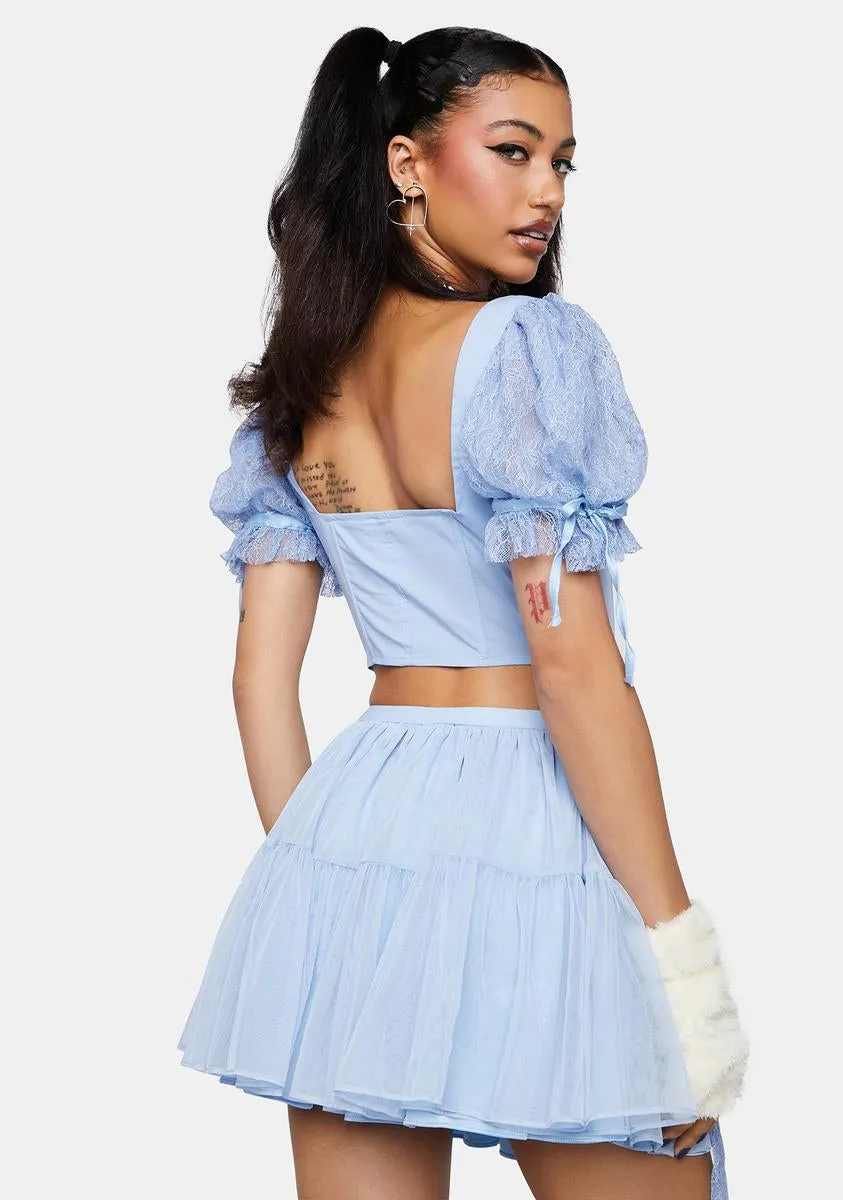 The Valentina Mini Skirt sold by Dolls Kill product image thumbnail 4
