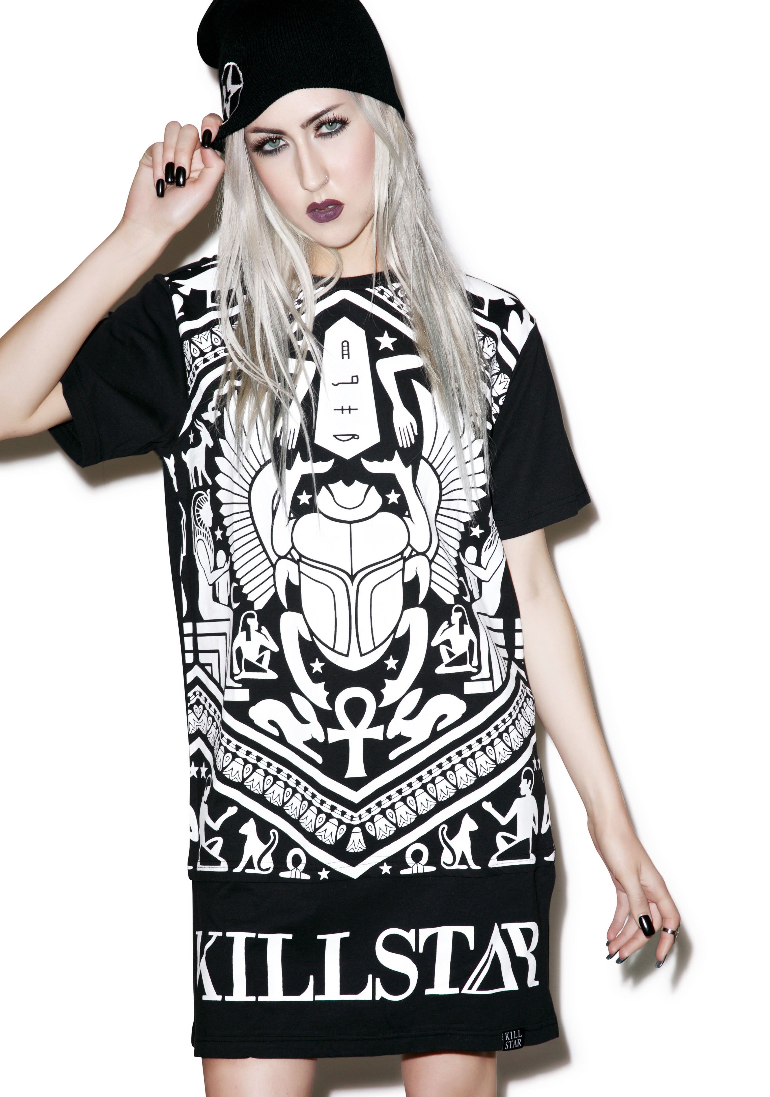 Scarab Long T-Shirt sold by Dolls Kill product image thumbnail 2