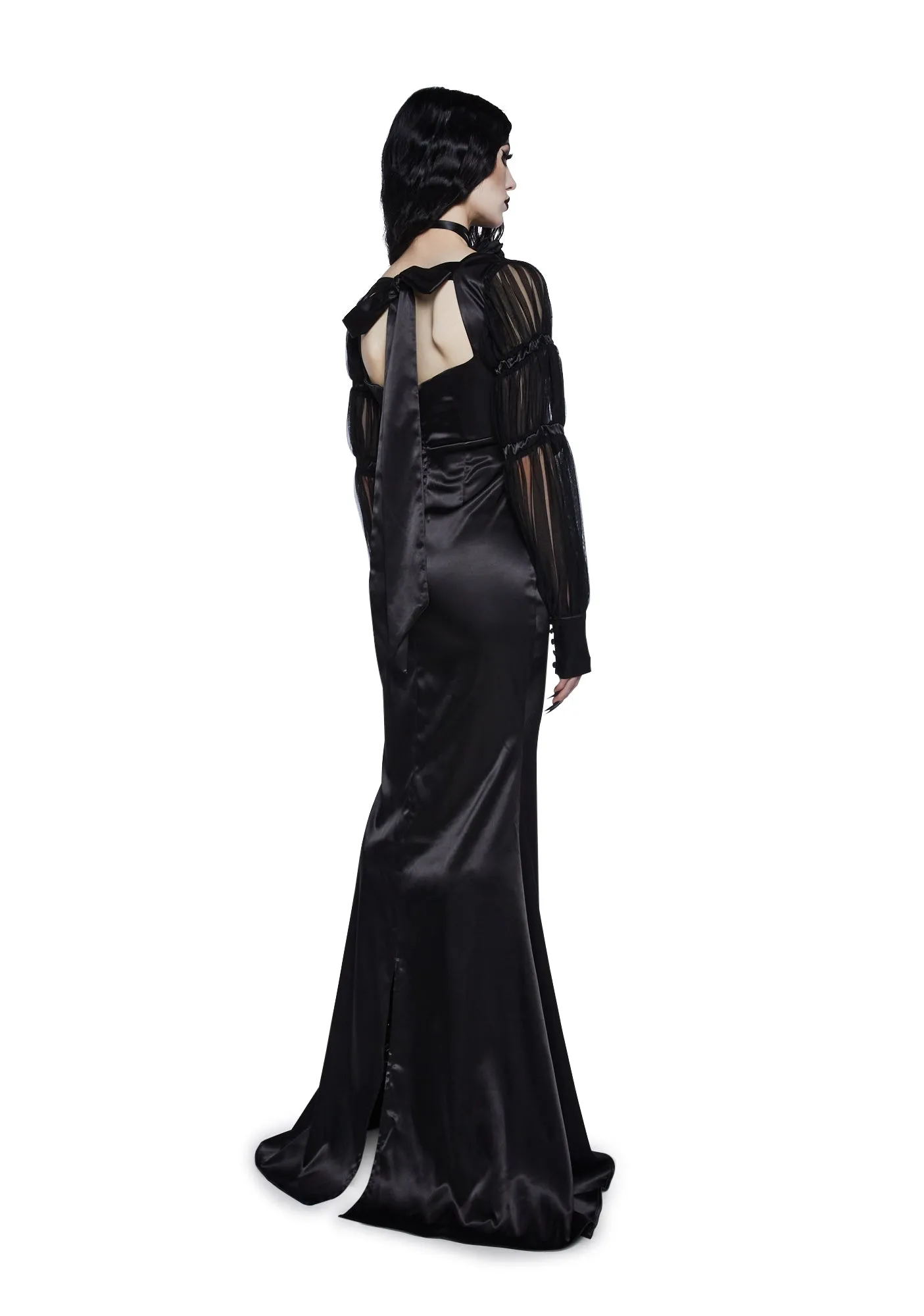 Midnight Reverence Maxi Dress sold by Dolls Kill product image thumbnail 4