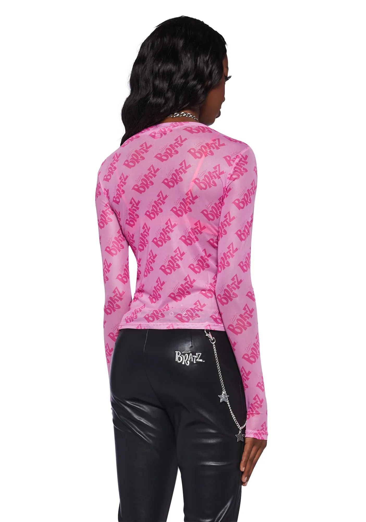 Got Bratitude Mesh Top sold by Dolls Kill product image thumbnail 4