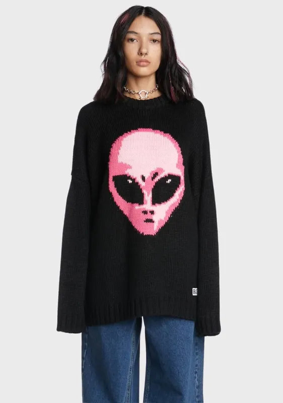 Alien Knit Jumper sold by Dolls Kill