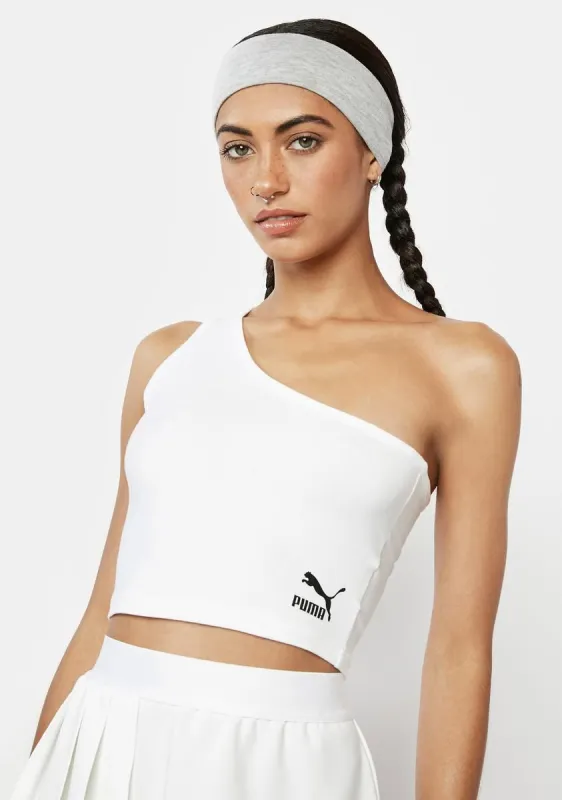 Classics Asymmetric Bandeau Top sold by Dolls Kill