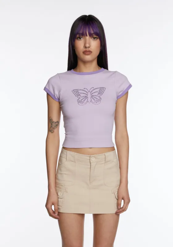 The Mariah Butterfly Top sold by Dolls Kill