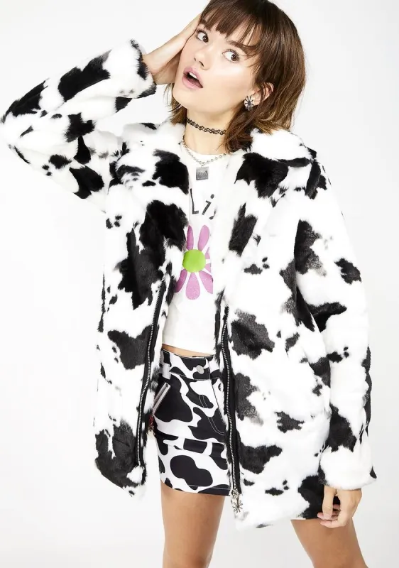 Animal Behavior Faux Fur Coat sold by Dolls Kill
