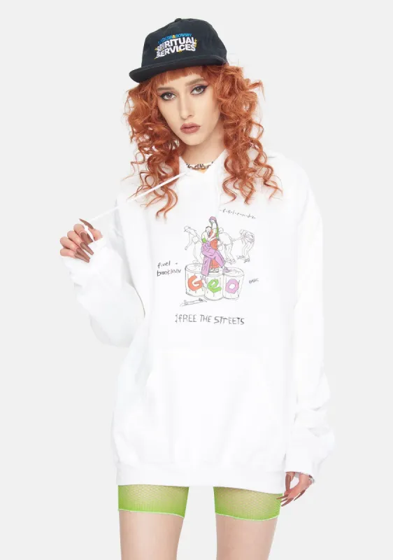 Fivel + Brooklinn Friendz Graphic Hoodie sold by Dolls Kill