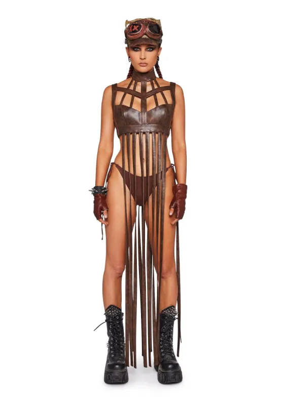 Celestial Ringmaster Lingerie Set - Brown sold by Dolls Kill