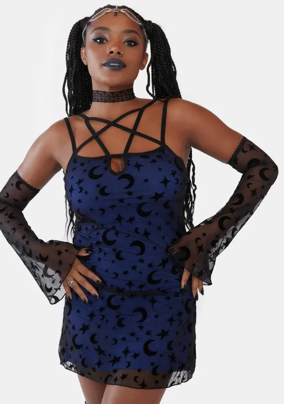 Perfect Spellcaster Mini Dress sold by Dolls Kill