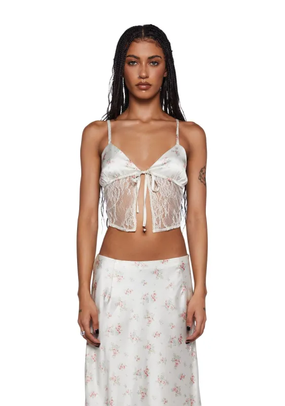 Sahira Lace Cami Top sold by Dolls Kill