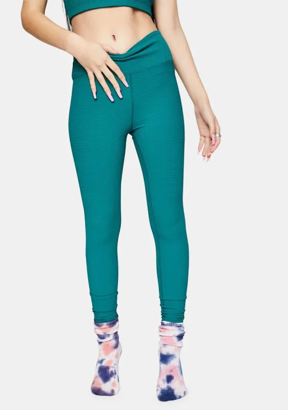 Thermal High Waist Leggings sold by Dolls Kill