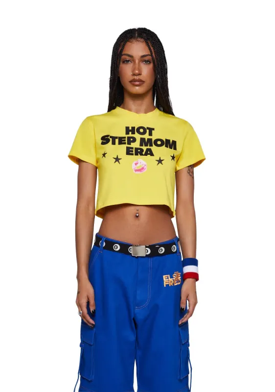 Step Mom Era Baby Tee sold by Dolls Kill