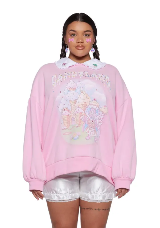 Plus Sweeter Kind Oversized Sweatshirt sold by Dolls Kill