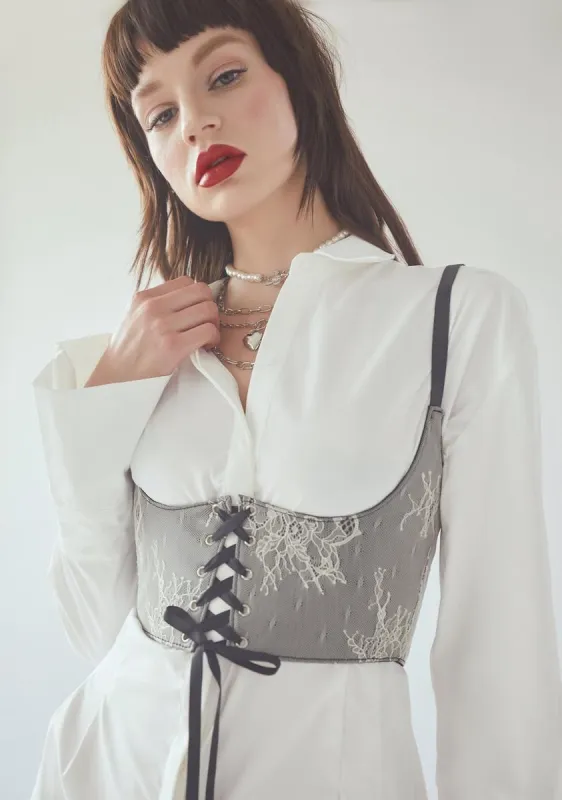 Night Me Without U Underbust Corset sold by Dolls Kill