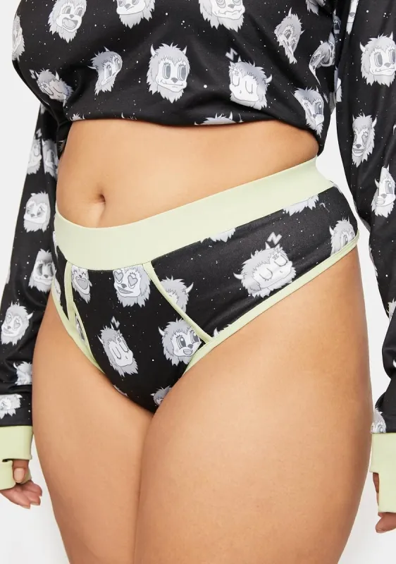 Plus Abominally Cute Yeti Undies sold by Dolls Kill