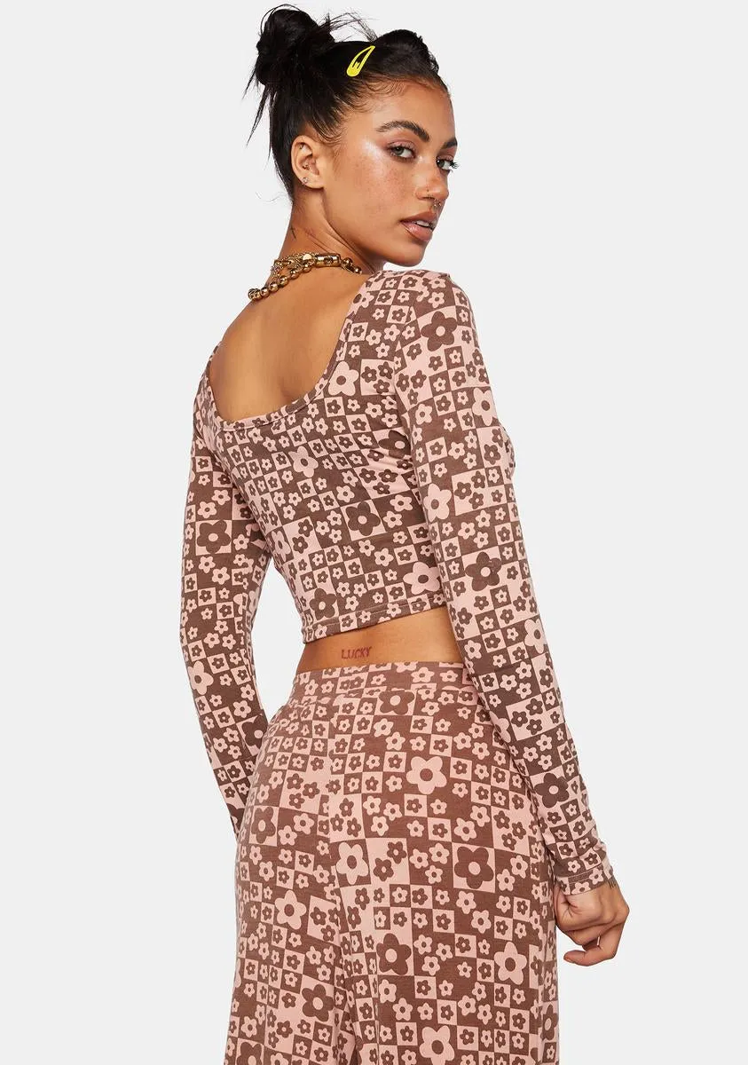 Floral Crop Top sold by Dolls Kill product image thumbnail 4