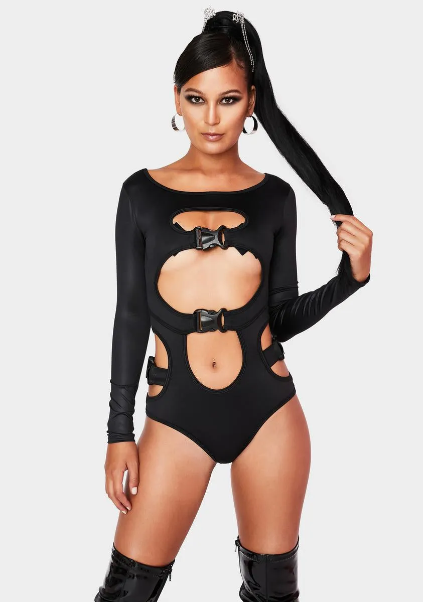 Thirst Tactics Buckle Bodysuit sold by Dolls Kill