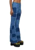 Raise The Vibration Patchwork Denim Flares sold by Dolls Kill