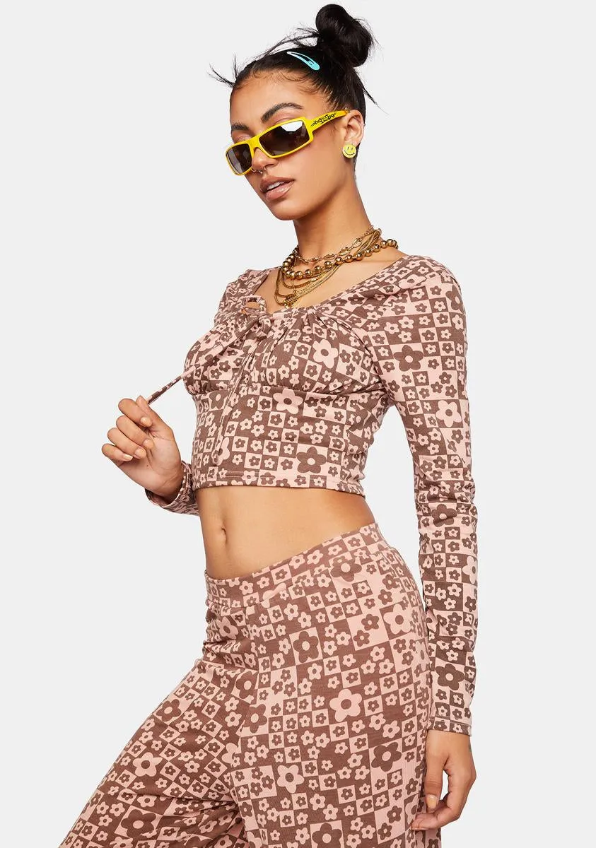 Floral Crop Top sold by Dolls Kill product image thumbnail 2