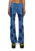 Raise The Vibration Patchwork Denim Flares sold by Dolls Kill