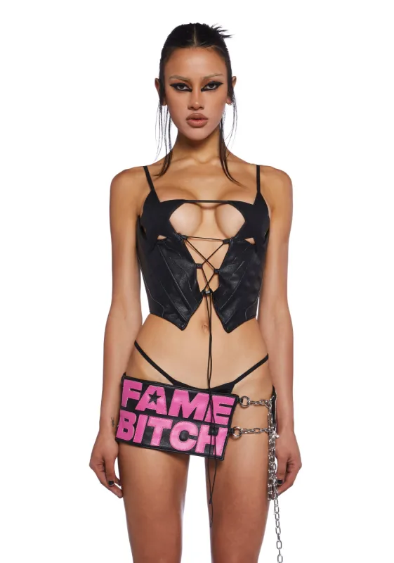 Superstar Corset Top sold by Dolls Kill