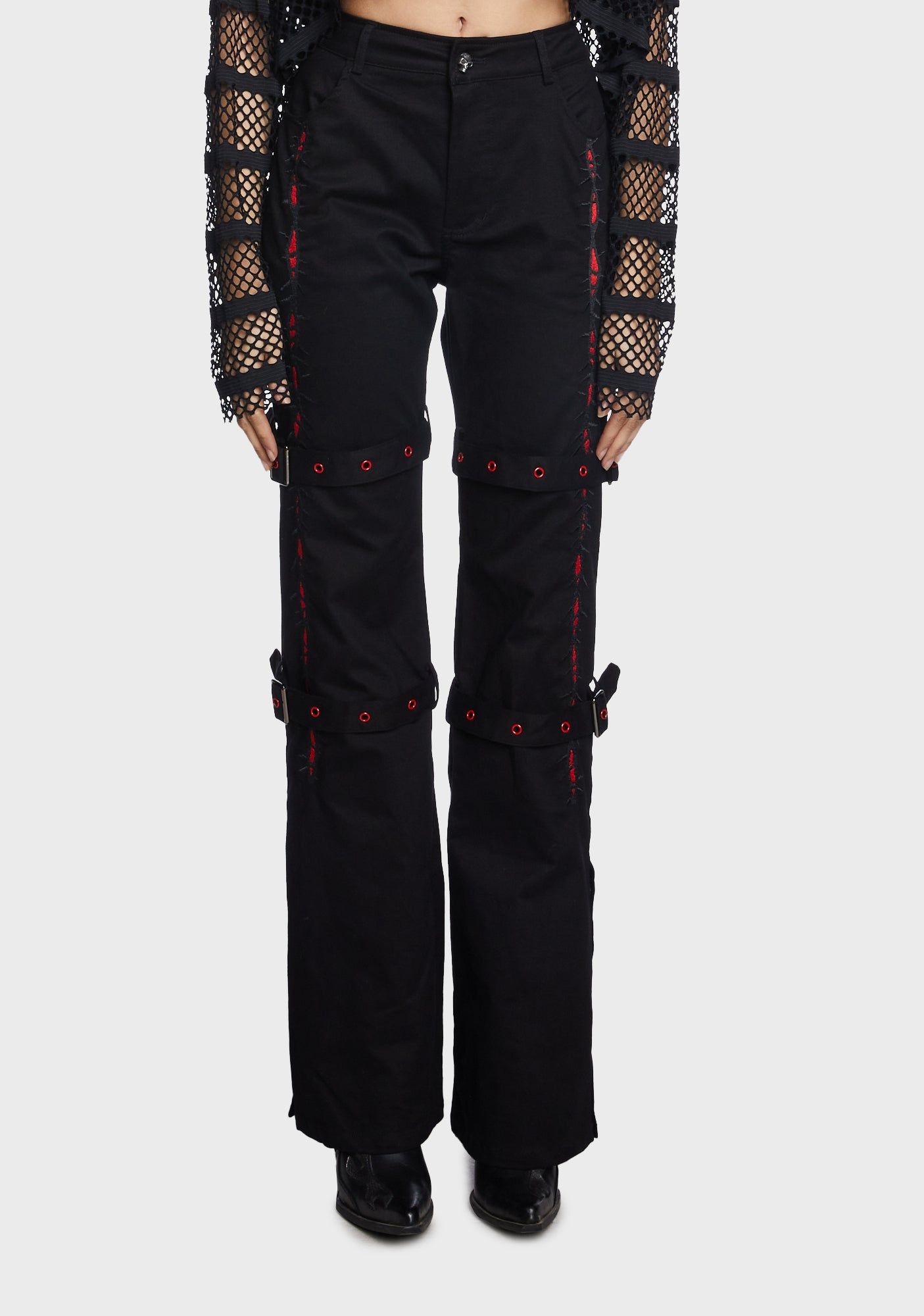 Punk Dark Ember Pants sold by Dolls Kill