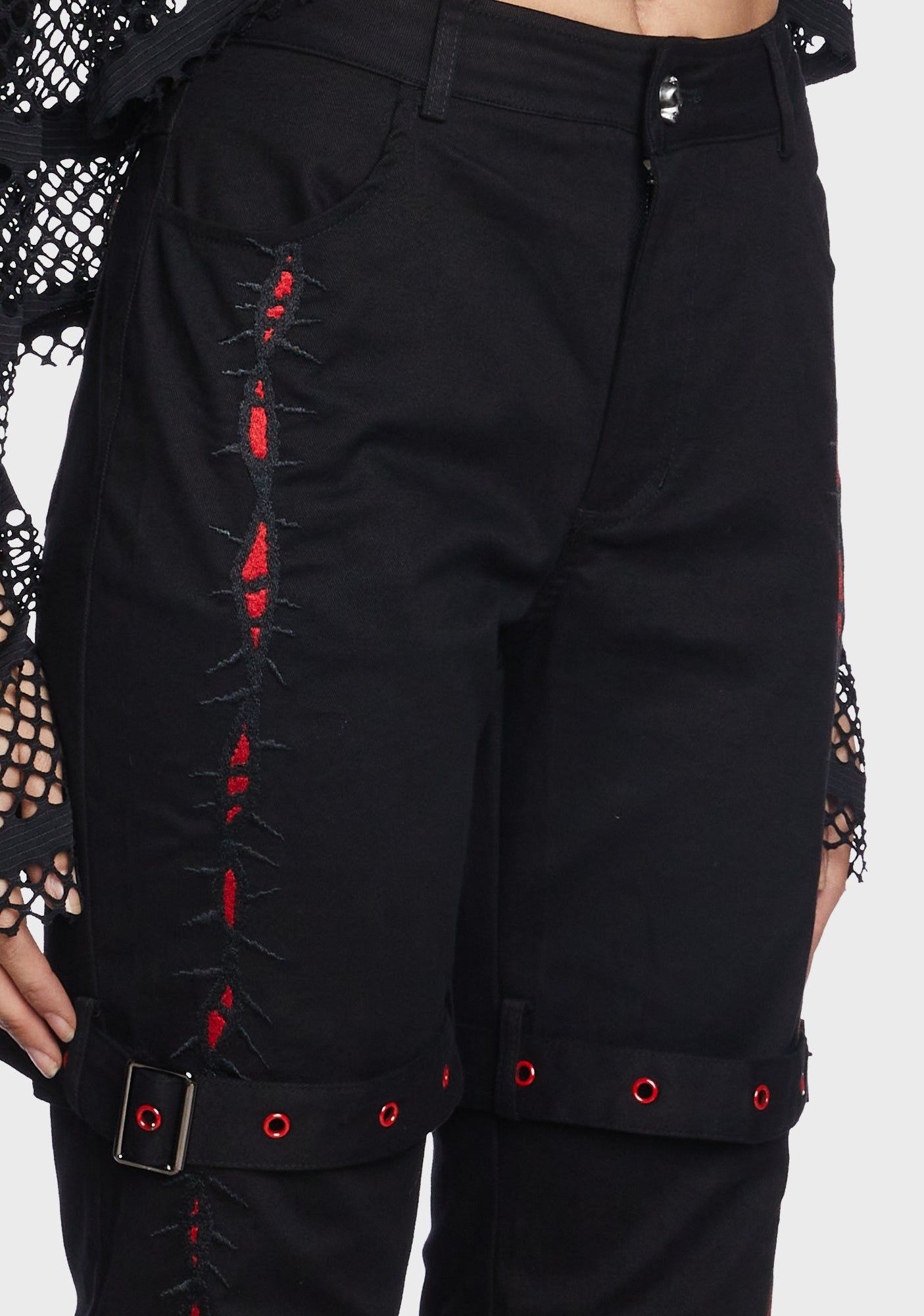 Punk Dark Ember Pants sold by Dolls Kill product image thumbnail 2