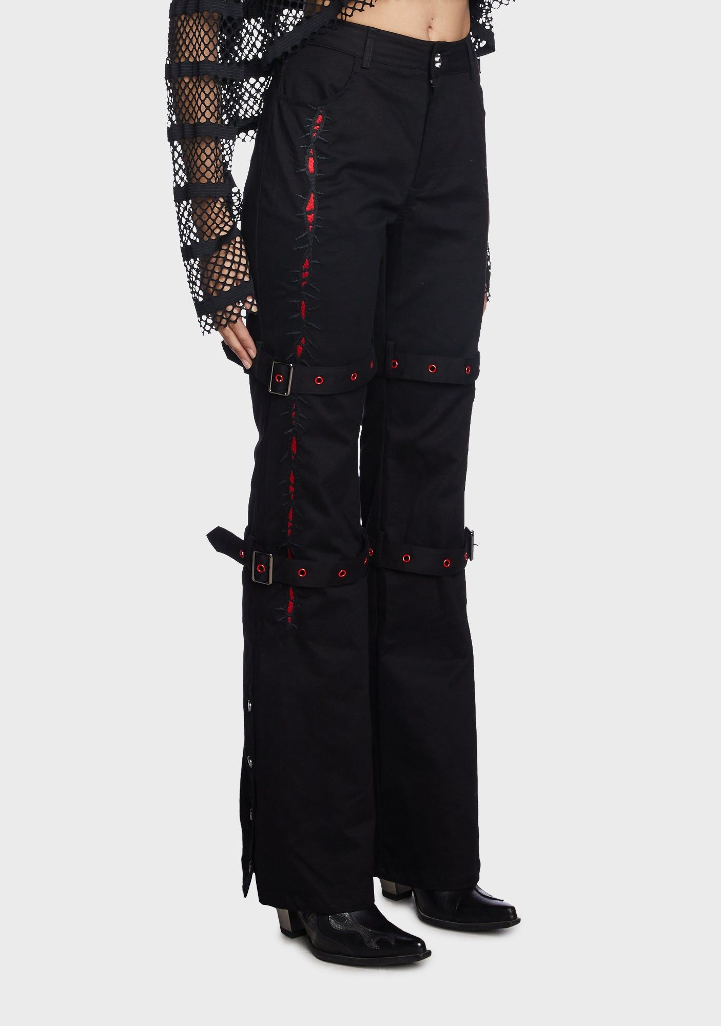 Punk Dark Ember Pants sold by Dolls Kill product image thumbnail 5
