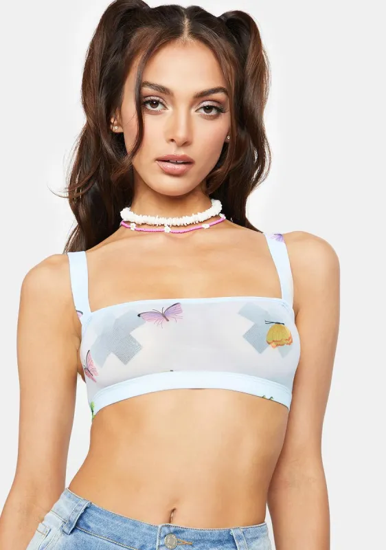 Butterfly Bra sold by Dolls Kill