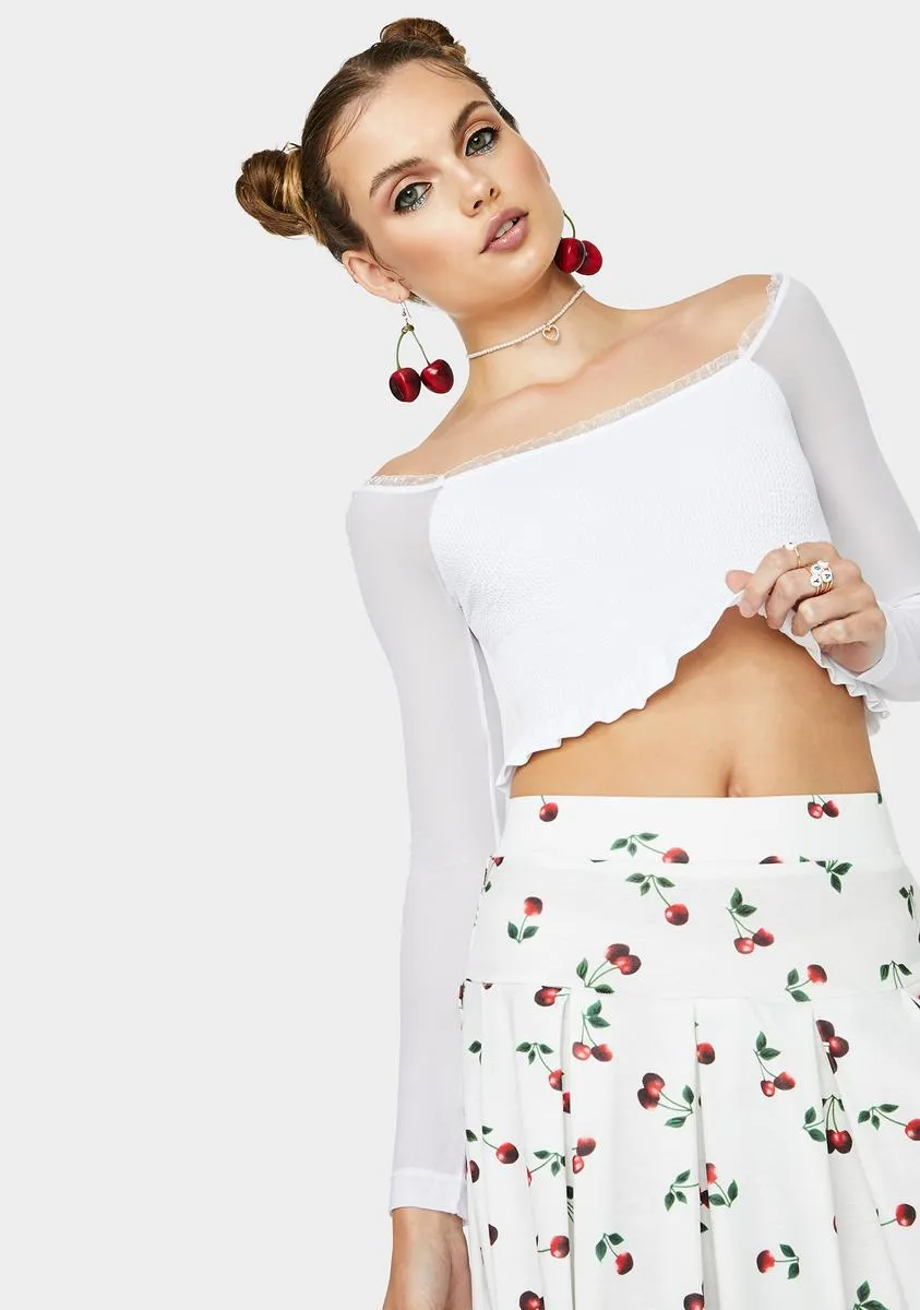 All Things Chic Crop Top sold by Dolls Kill