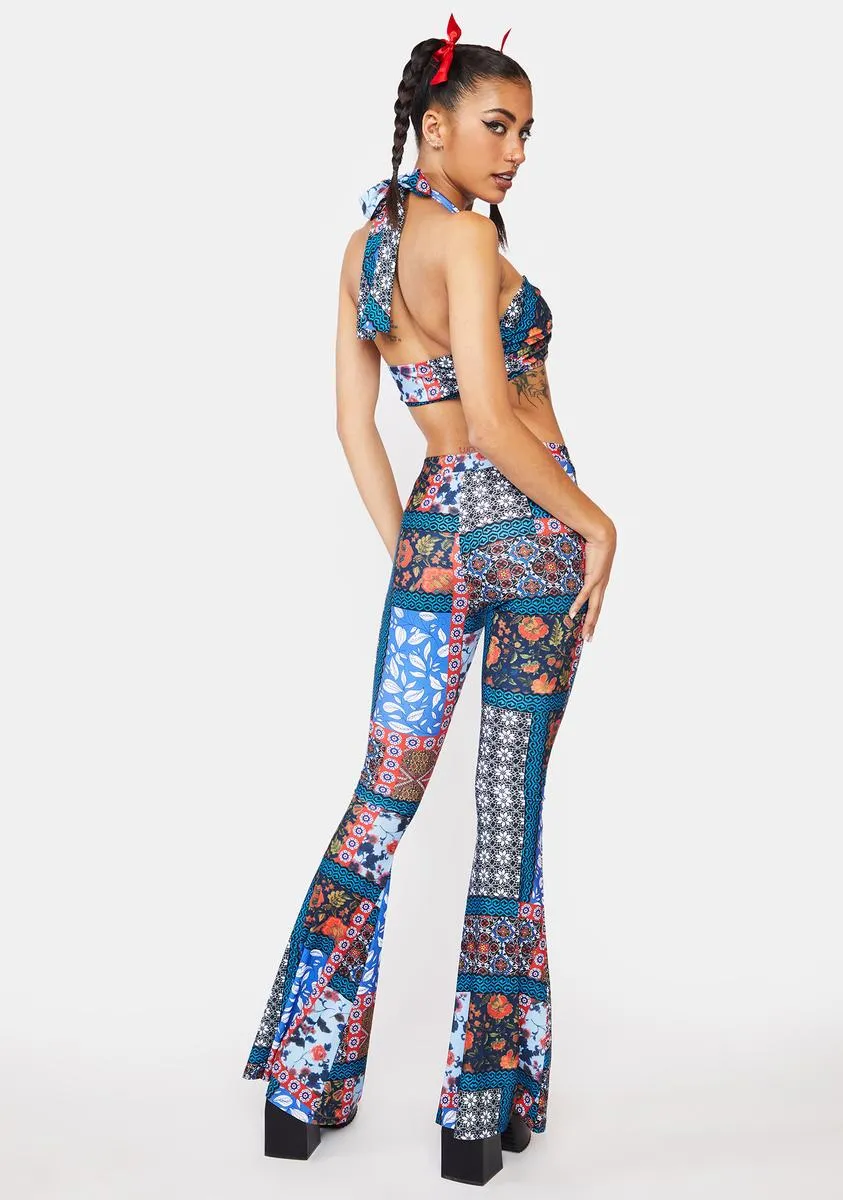 Cheers To That Patchwork Pants Set sold by Dolls Kill product image thumbnail 4