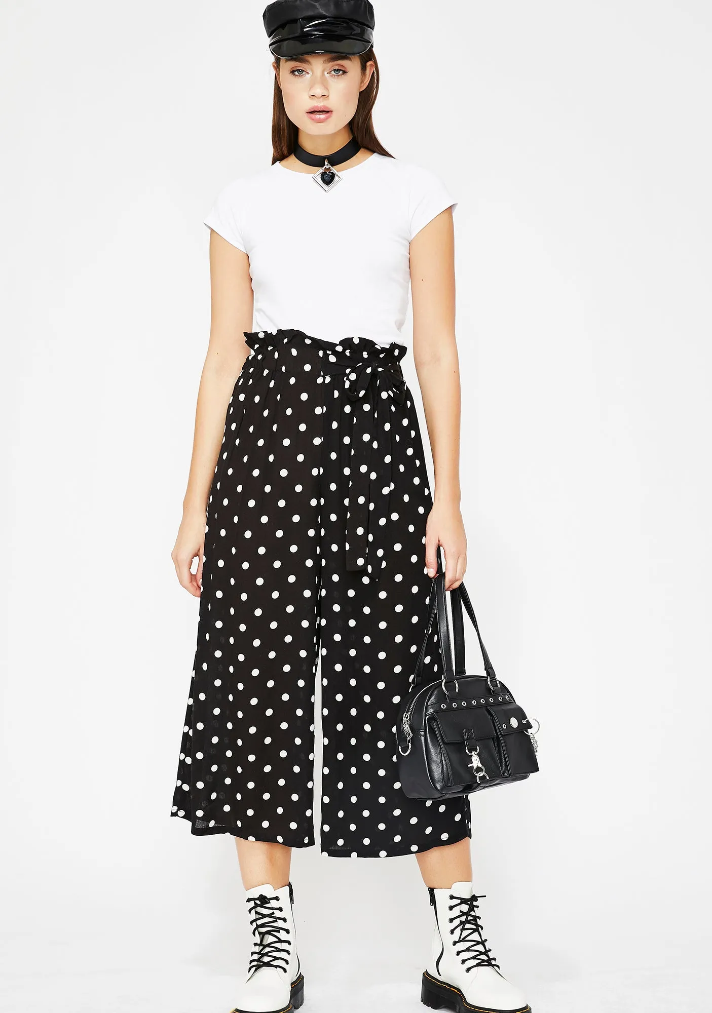 On The Dot Cropped Pants sold by Dolls Kill product image thumbnail 3