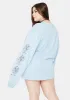 Blue Plus Leaf Me Alone Graphic Tee sold by Dolls Kill