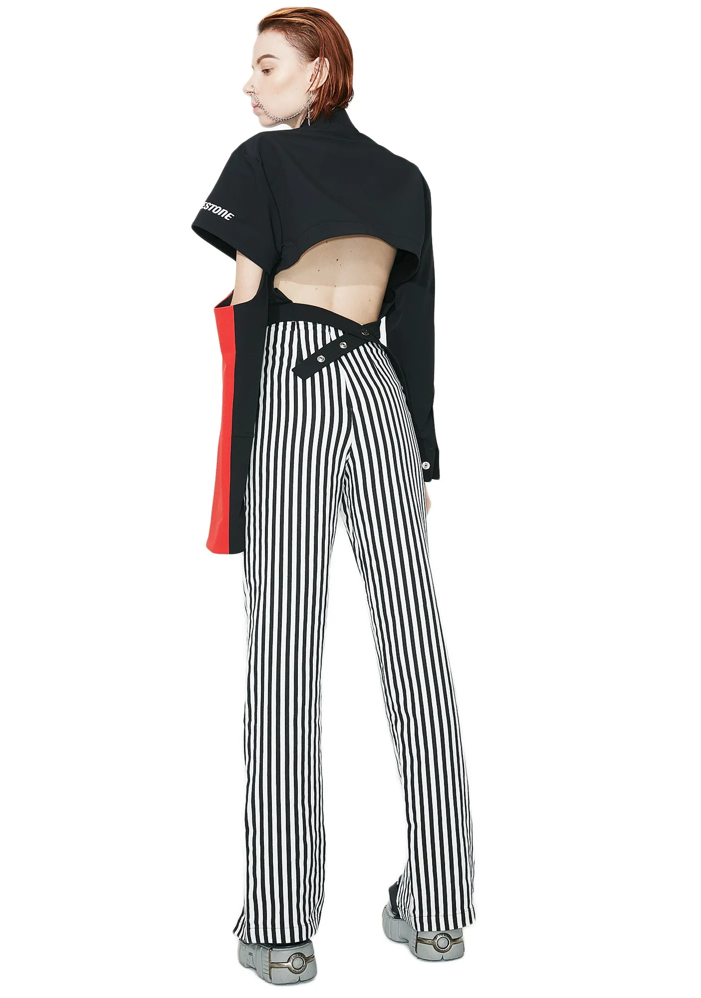 Lifeline Striped Pants sold by Dolls Kill product image thumbnail 4