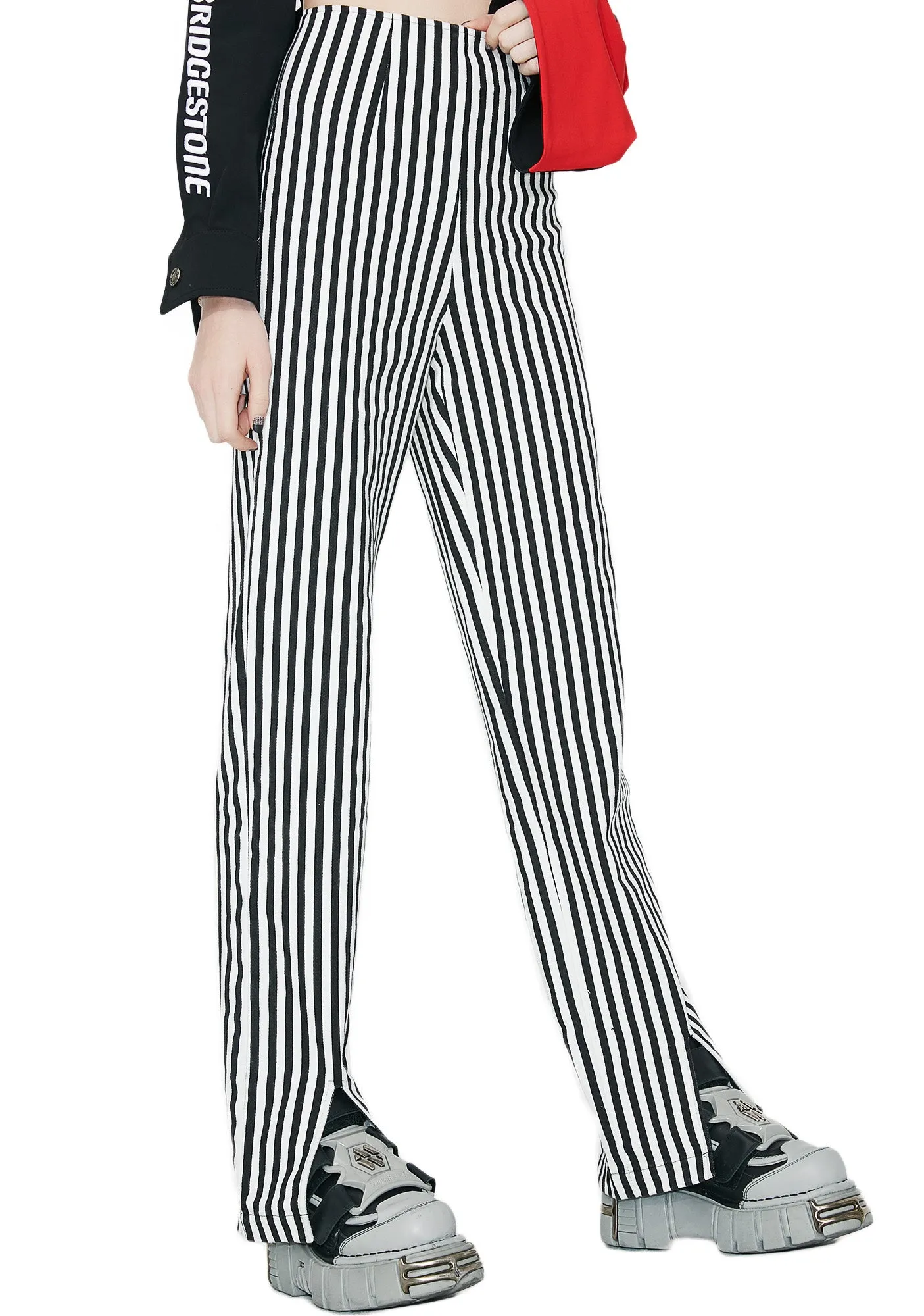Lifeline Striped Pants sold by Dolls Kill