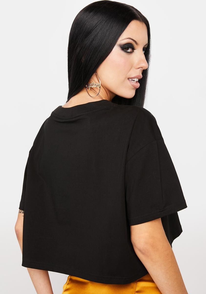 Life Of Luxury Cropped Tee sold by Dolls Kill product image thumbnail 4